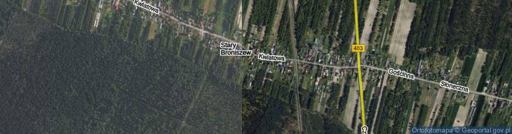 Zdjęcie satelitarne Dojazdowa ul.